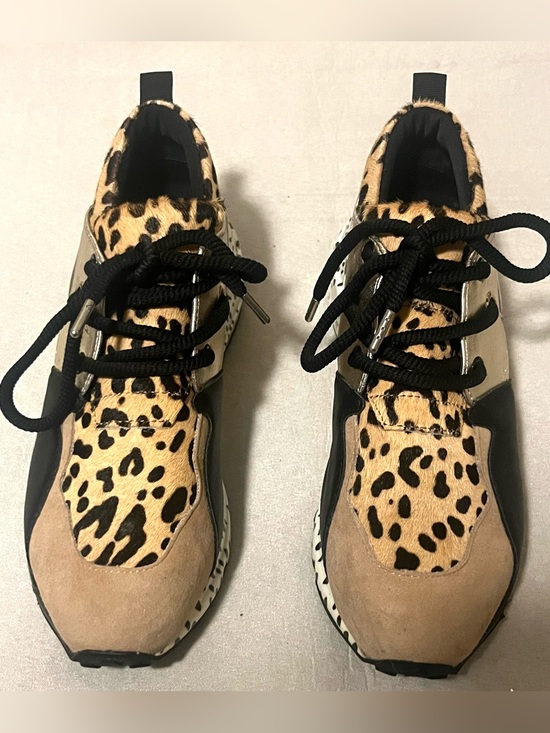 Steve madden Shoes - Steve Madden Cliff Multicolor Animal Print Suede Fashion Sneakers Size 8.5